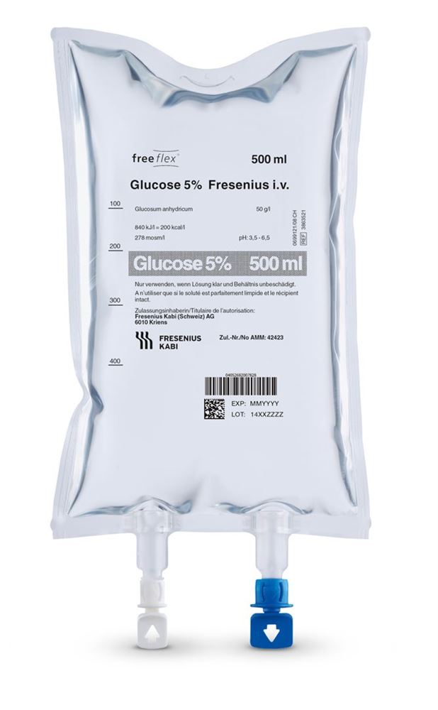 Glucose Fresenius Fresenius 5 %, Hauptbild