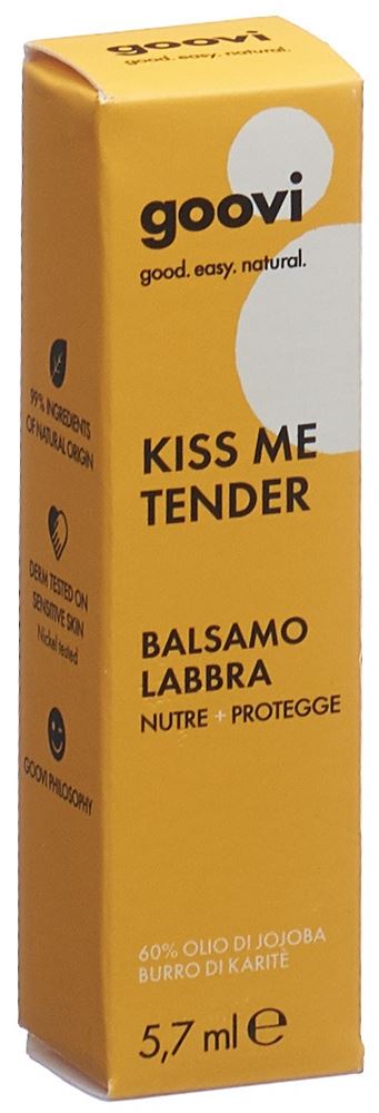 Goovi KISS ME TENDER Baume à lèvres nourrissant & protecteur