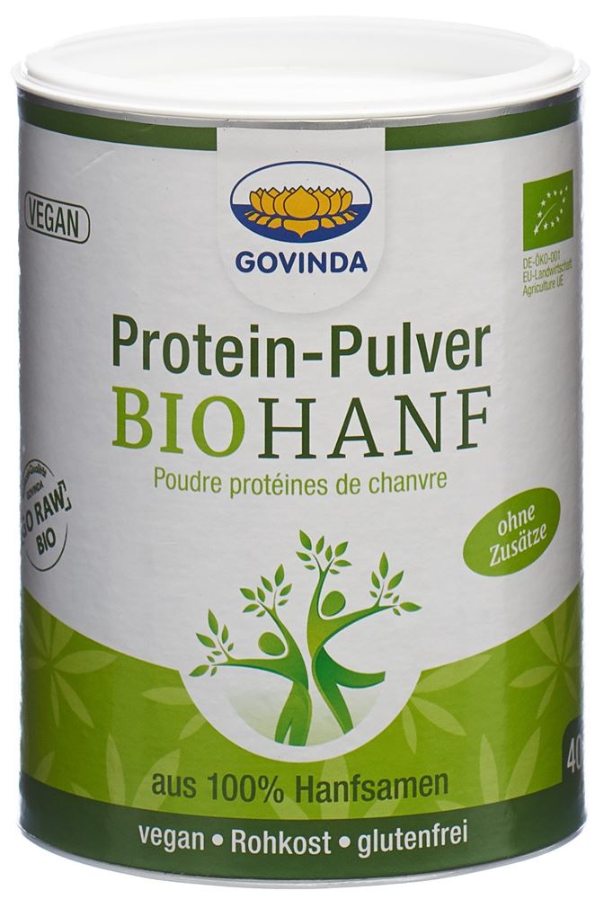 GOVINDA poudre de protéines de chanvre