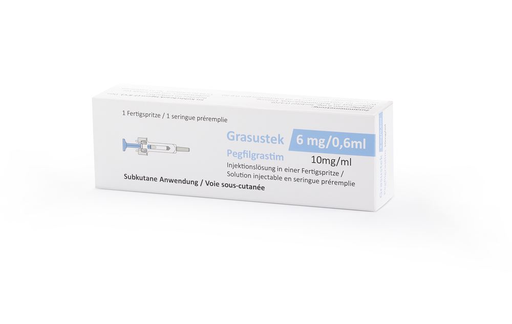 GRASUSTEK Inj Lös 6 mg/0.6ml Fertigspritze Fertspr 0.6 ml, Hauptbild