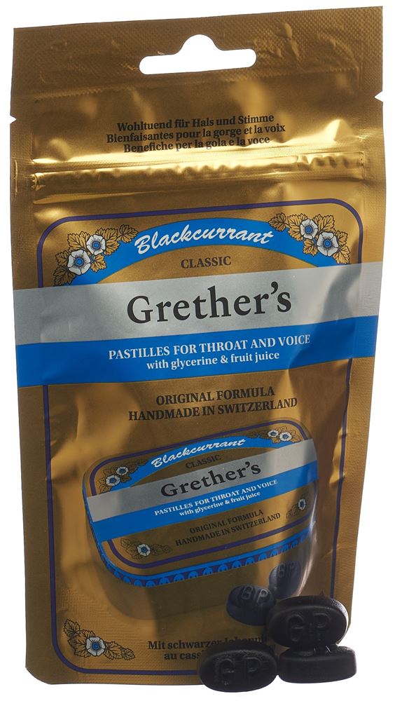 GRETHERS Blackcurrant Pastillen, Bild 2 von 3