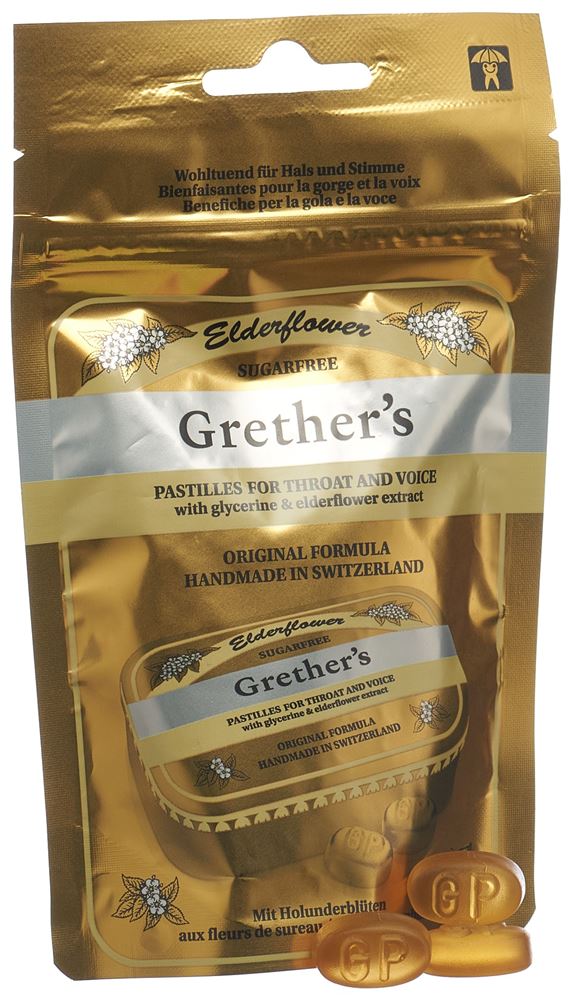 GRETHERS Elderflower Pastillen, Bild 2 von 3