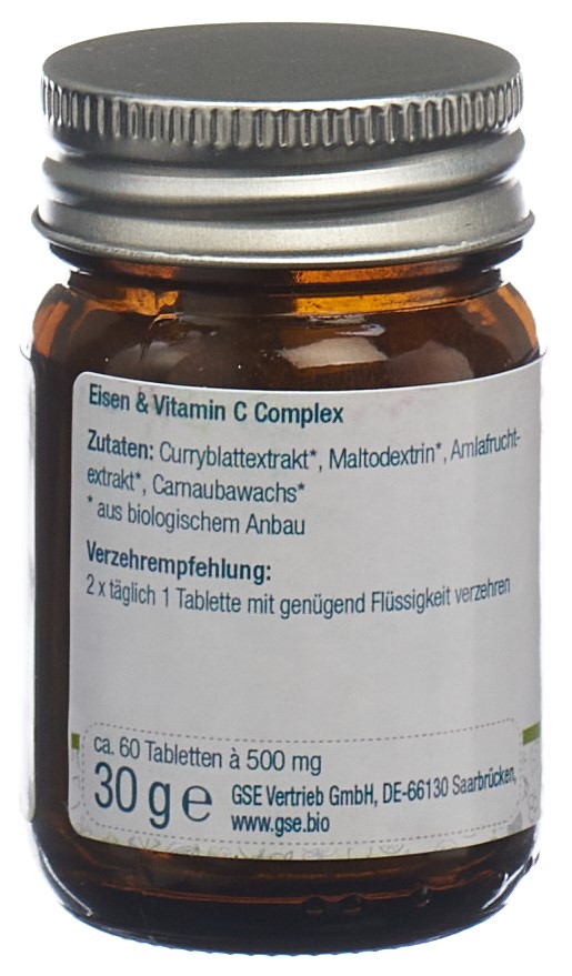 GSE Fer + Vitamine C Complexe, image 3 sur 5