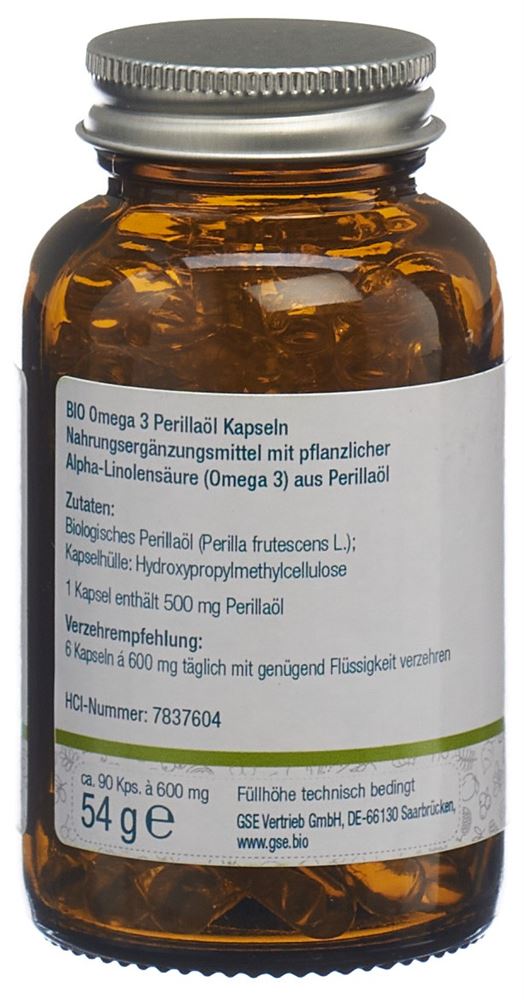GSE Omega 3 Perilla Öl, Bild 3 von 5
