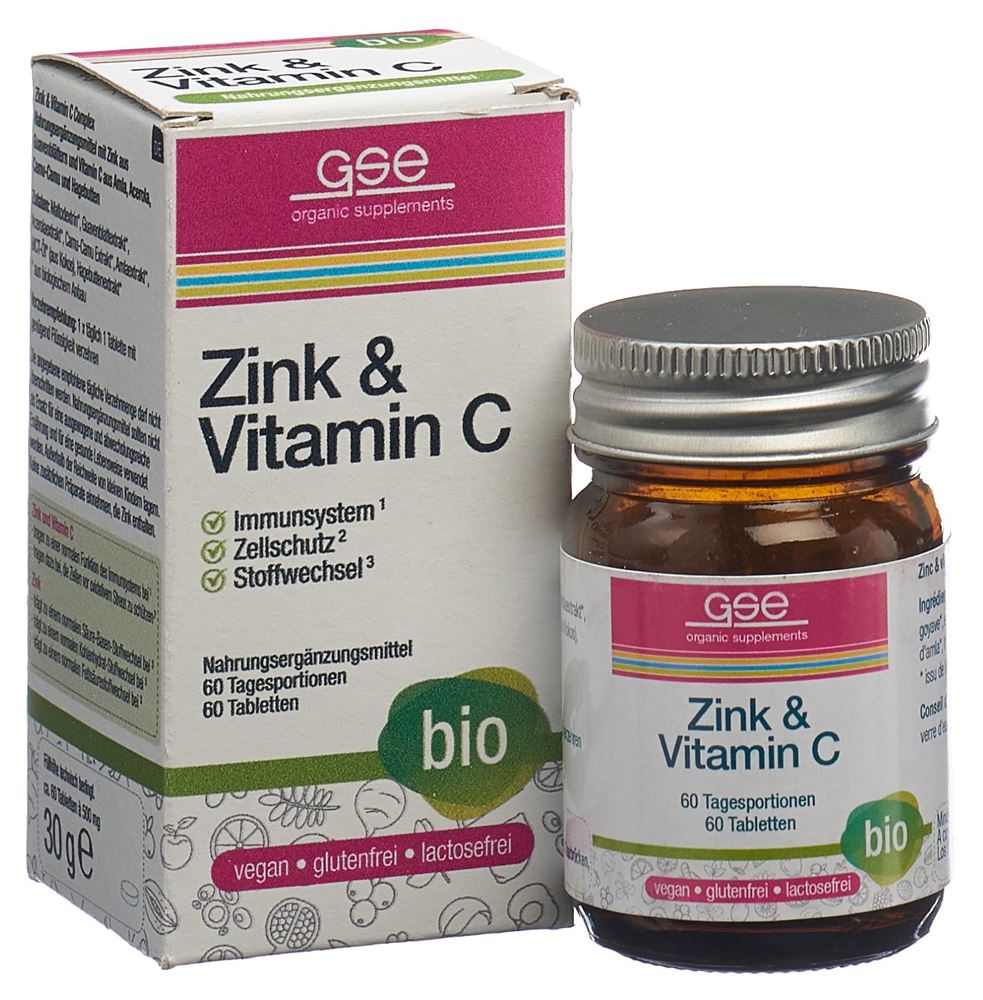 GSE Zink + Vitamin C Complex, Bild 2 von 5