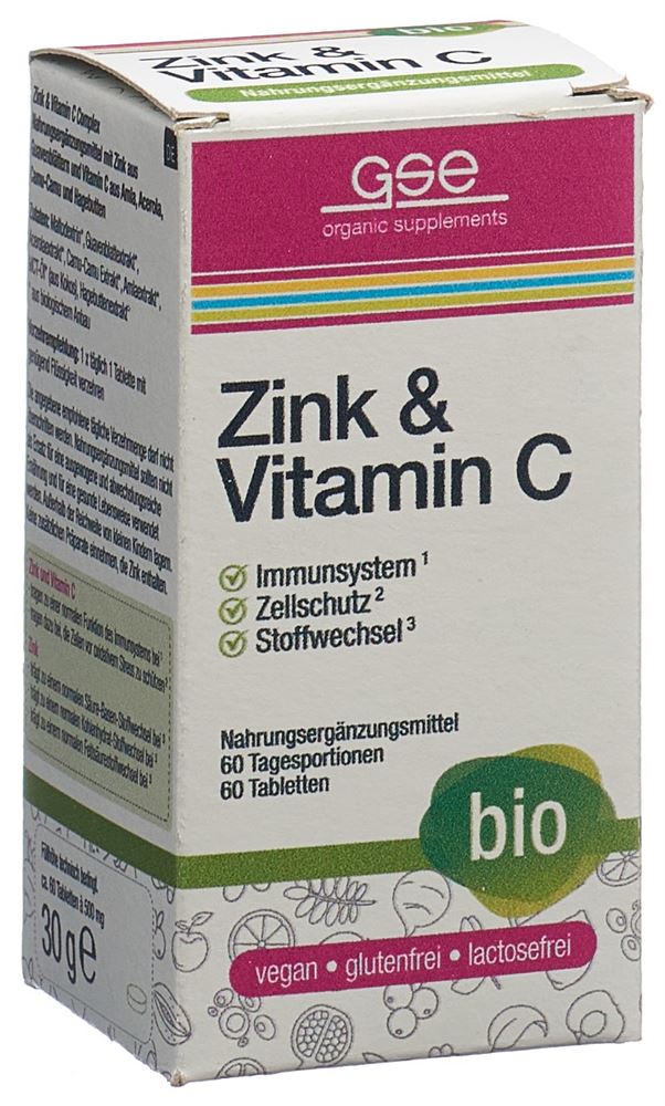 GSE Zink + Vitamin C Complex, Hauptbild