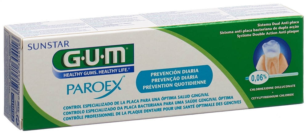 GUM Paroex dentifrice 0.06 %, image 2 sur 3