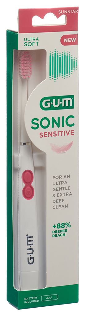 GUM Sonic Sensitive brosse à dents électrique