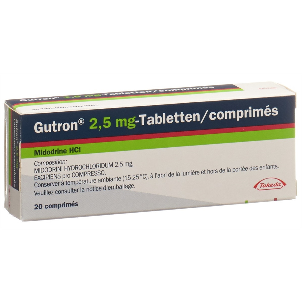 GUTRON cpr 2.5 mg blist 20 pce, image 2 sur 2