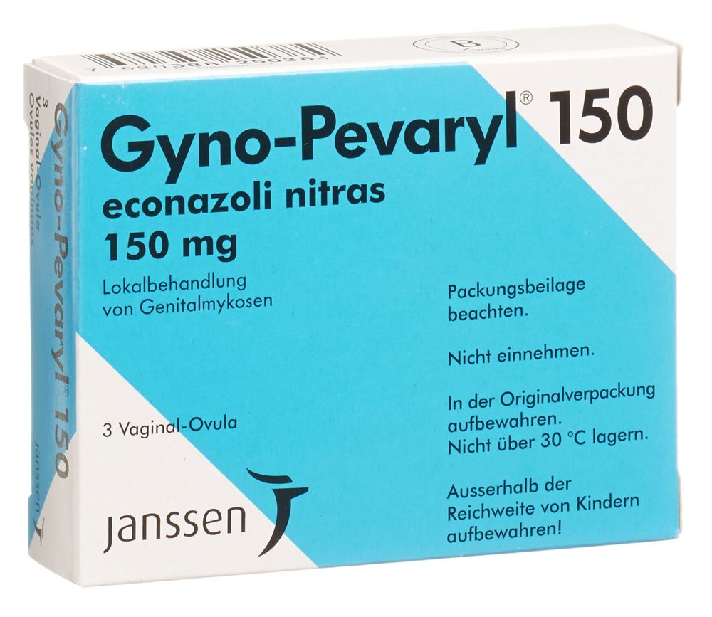 GYNO-PEVARYL Ovula 150 mg 3 Stk, Hauptbild