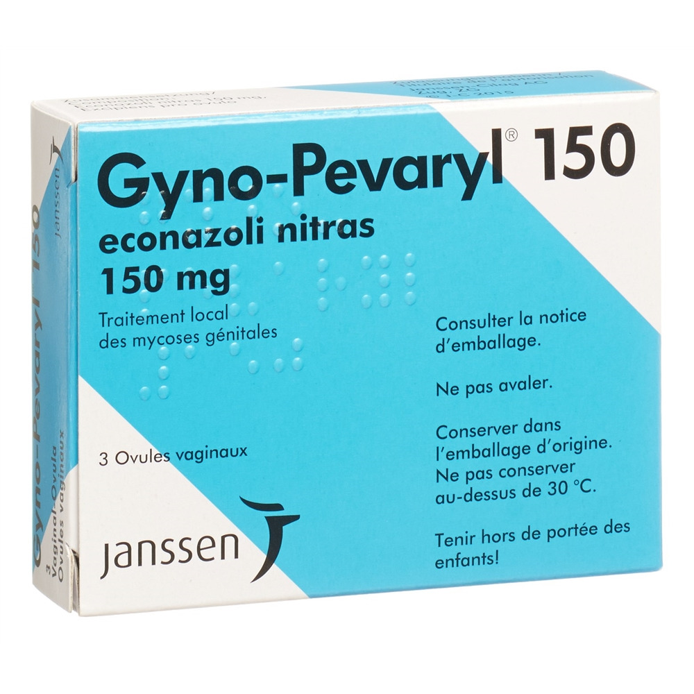 GYNO-PEVARYL ovule 150 mg 3 pce, image 2 sur 2