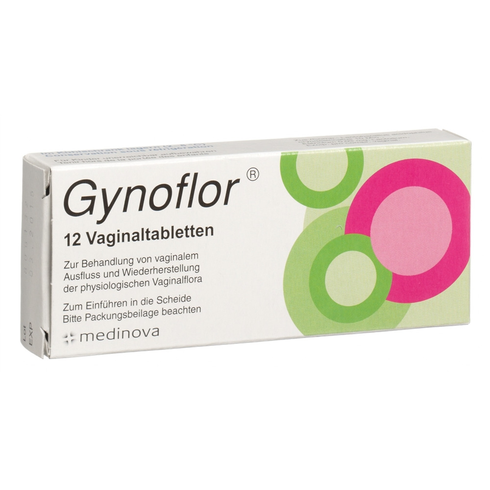 GYNOFLOR Vag Tabl Blist 12 Stk, Hauptbild