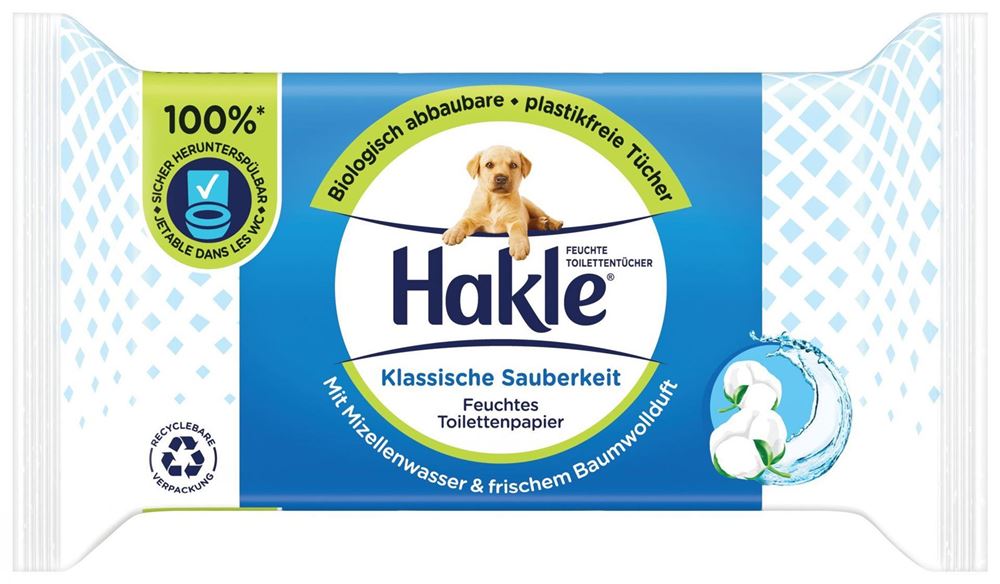 HAKLE Feucht Klassische Sauberkeit