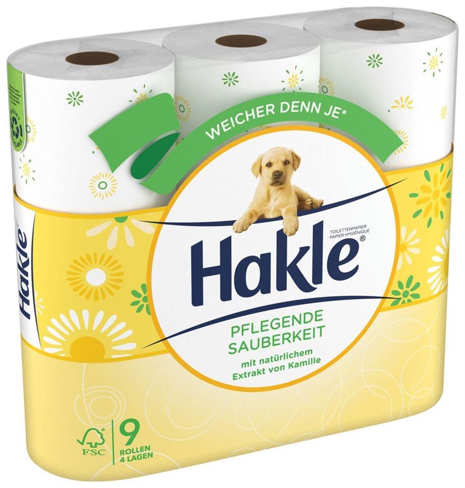 HAKLE Toilettenpapier Pflegende Sauberkeit