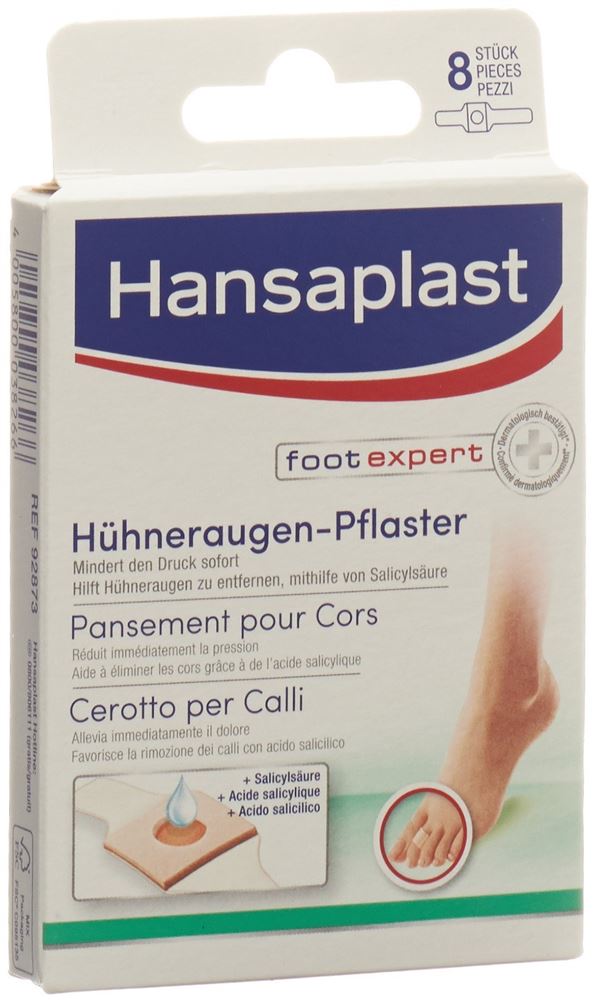Hansaplast Footcare Hühneraugenpflaster, Hauptbild Hansaplast Footcare Hühneraugenpflaster, Hauptbild