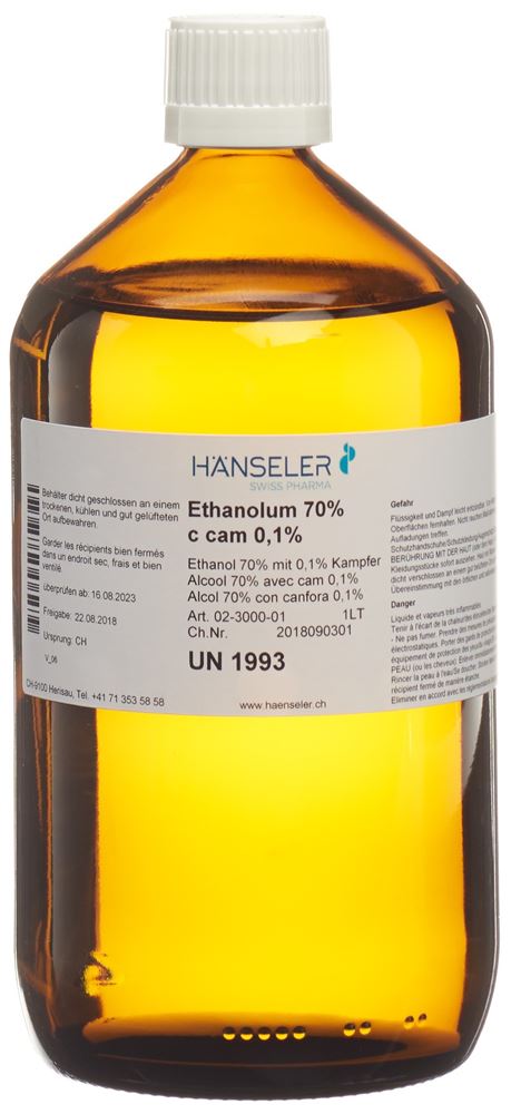 HAENSELER ethanolum 70 %, image principale