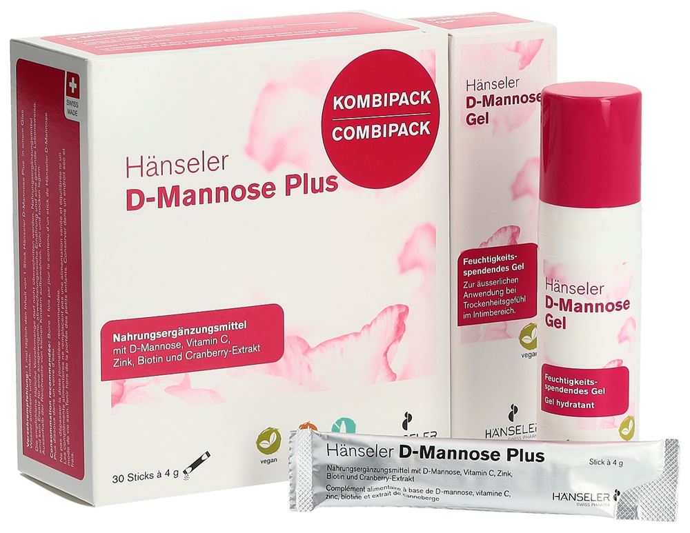 HAENSELER Kombi D-Mannose Plus + Gel, image 4 sur 5