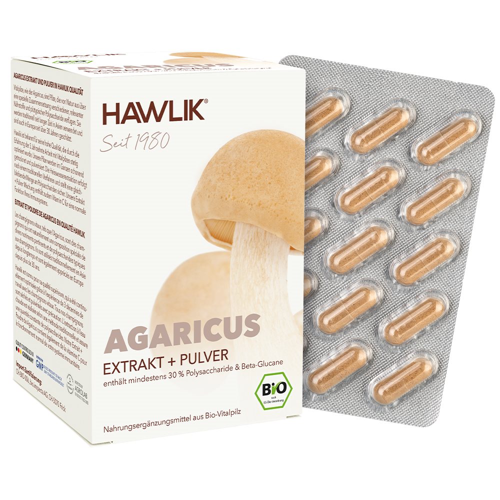 HAWLIK Agaricus Extrakt + Pulver, Bild 2 von 2