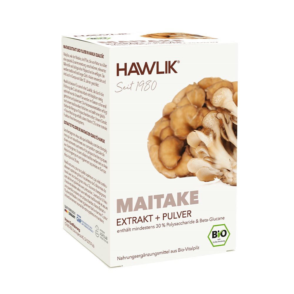 HAWLIK Maitake Extrakt + Pulver, Hauptbild