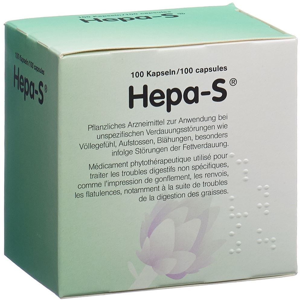 HEPA-S Kaps Blist 100 Stk, Hauptbild