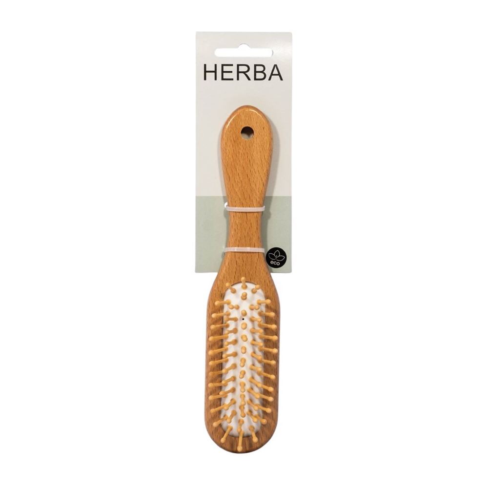 HERBA brosse à cheveux picots en bois, image principale