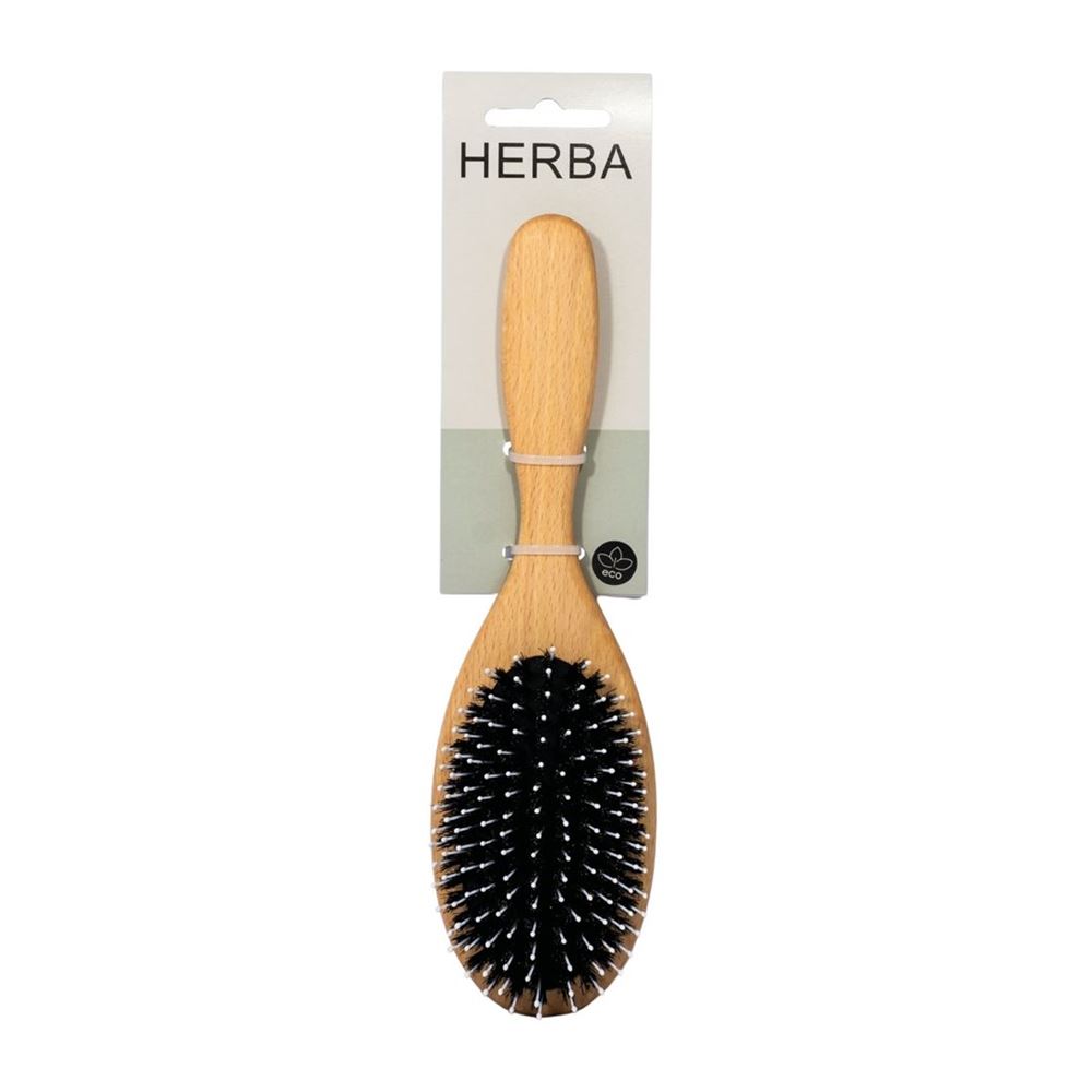 HERBA brosse à cheveux poils de sanglier et nylon