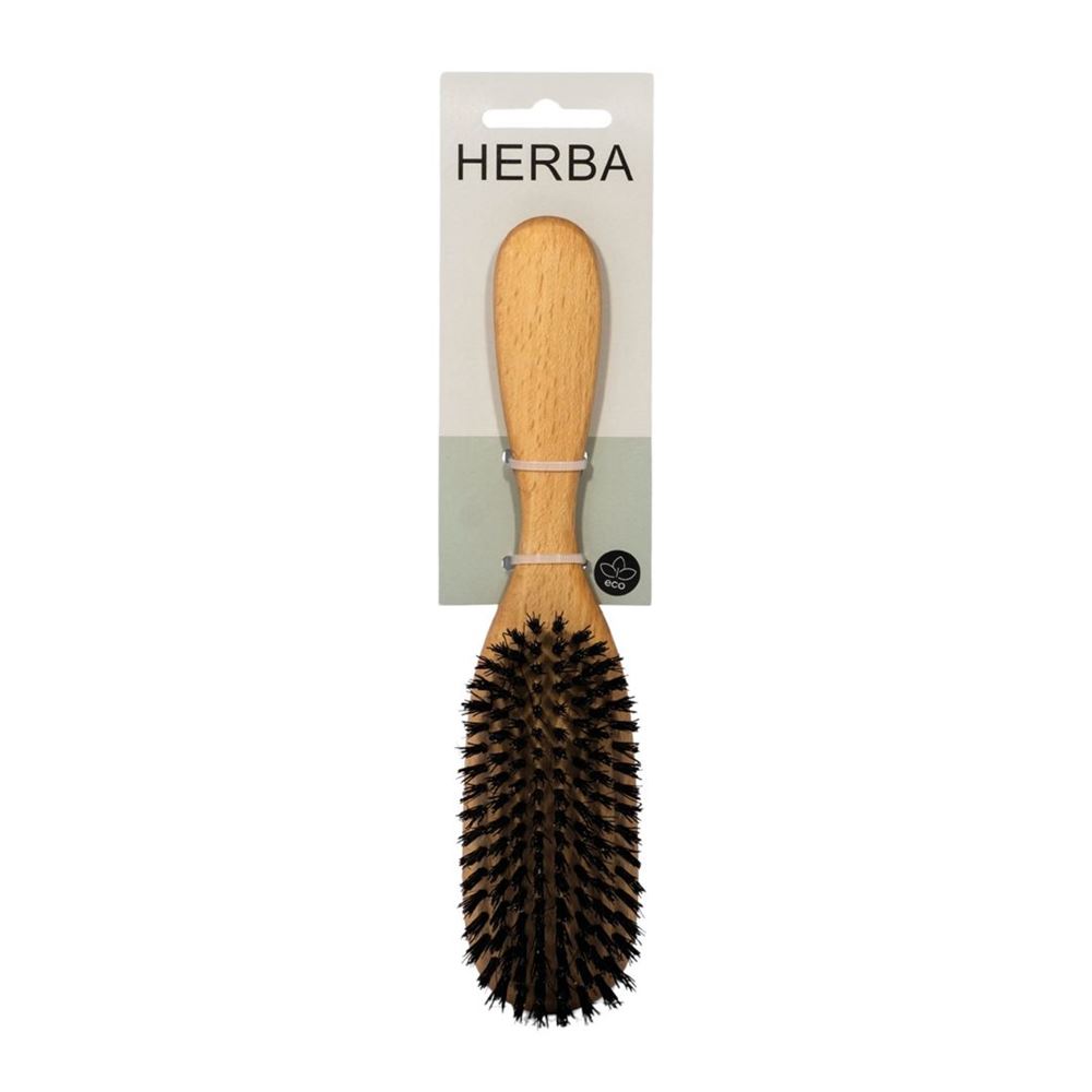HERBA brosse à cheveux poils de sanglier