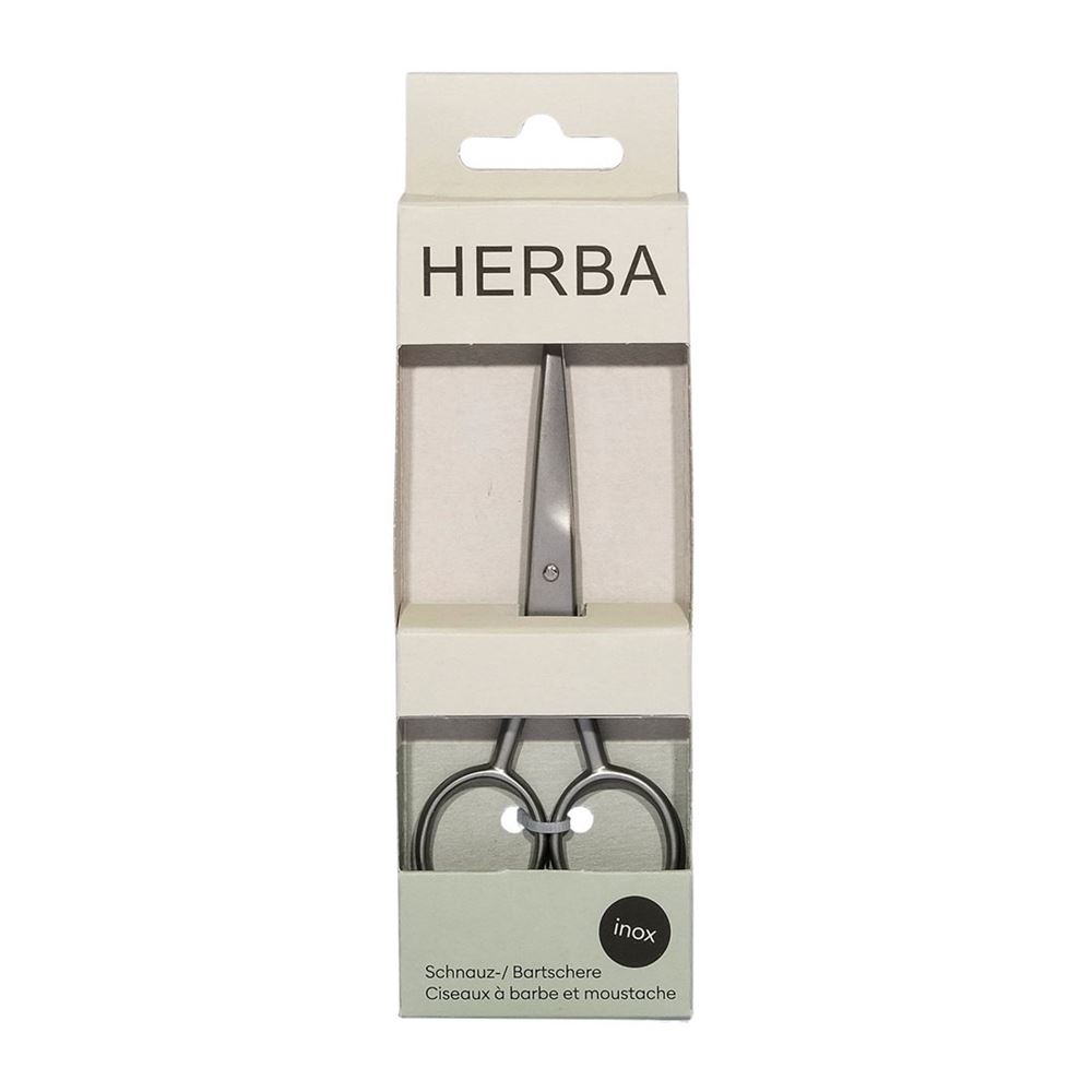 HERBA ciseaux à barbe et moustache
