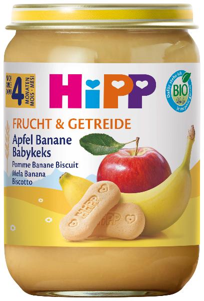 Hipp Bio Apfel Banane mit Babykeks, Hauptbild