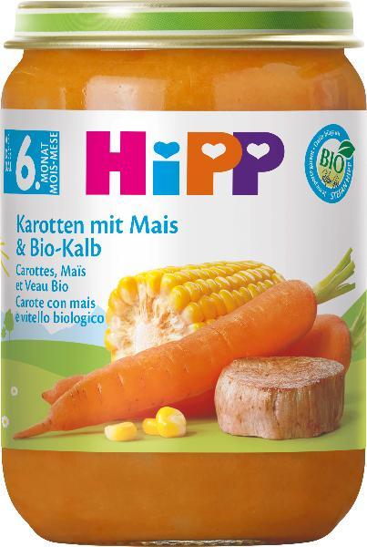 Hipp bio carottes et maïs