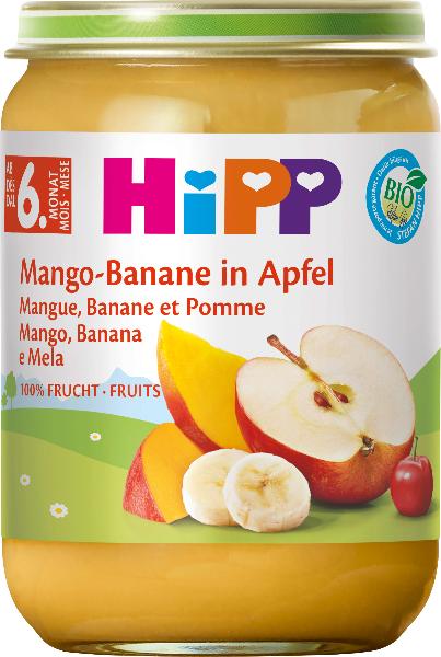 Hipp Bio Mango Banane in Apfel