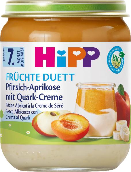 Hipp bio pêche abricot séré, image principale