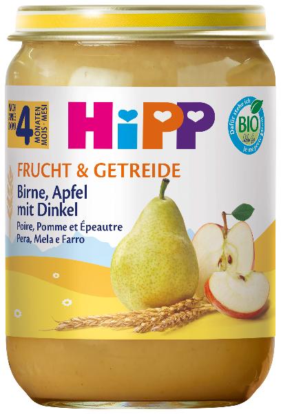 Hipp bio poire pomme et épeautre