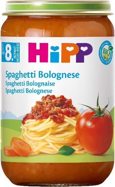 Hipp bio spaghetti bolognaise