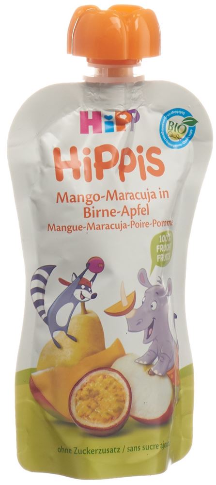 Hipp Mango-Maracuja in Birne-Apfel