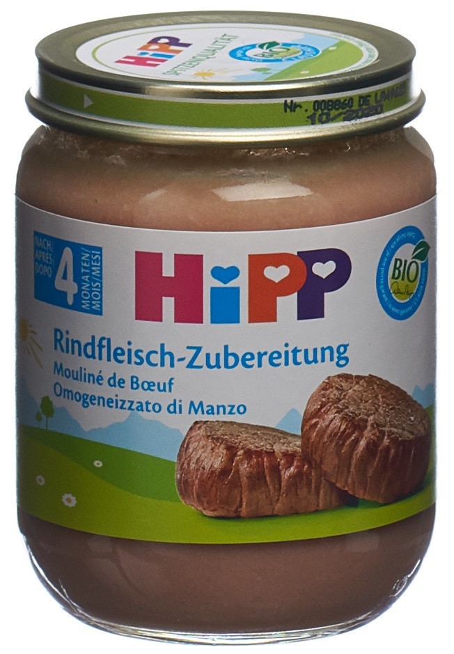 Hipp mouliné de boeuf