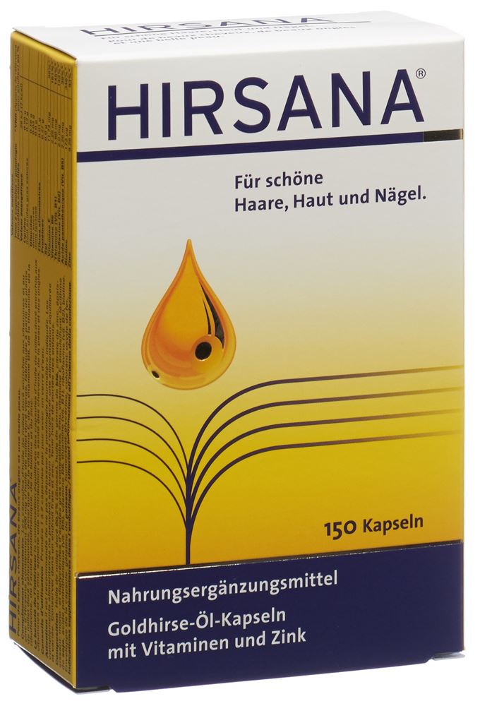 HIRSANA Capsules huile millet doré, image principale