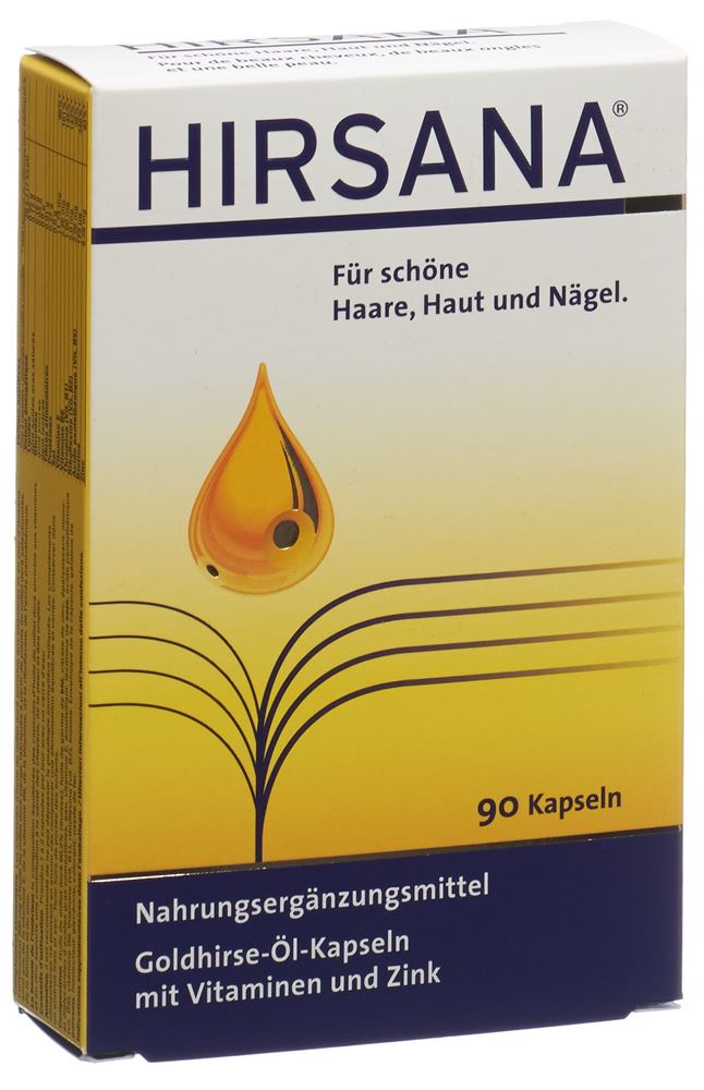 HIRSANA Capsules huile millet doré