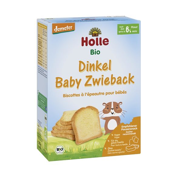 HOLLE Baby Zwieback Dinkel