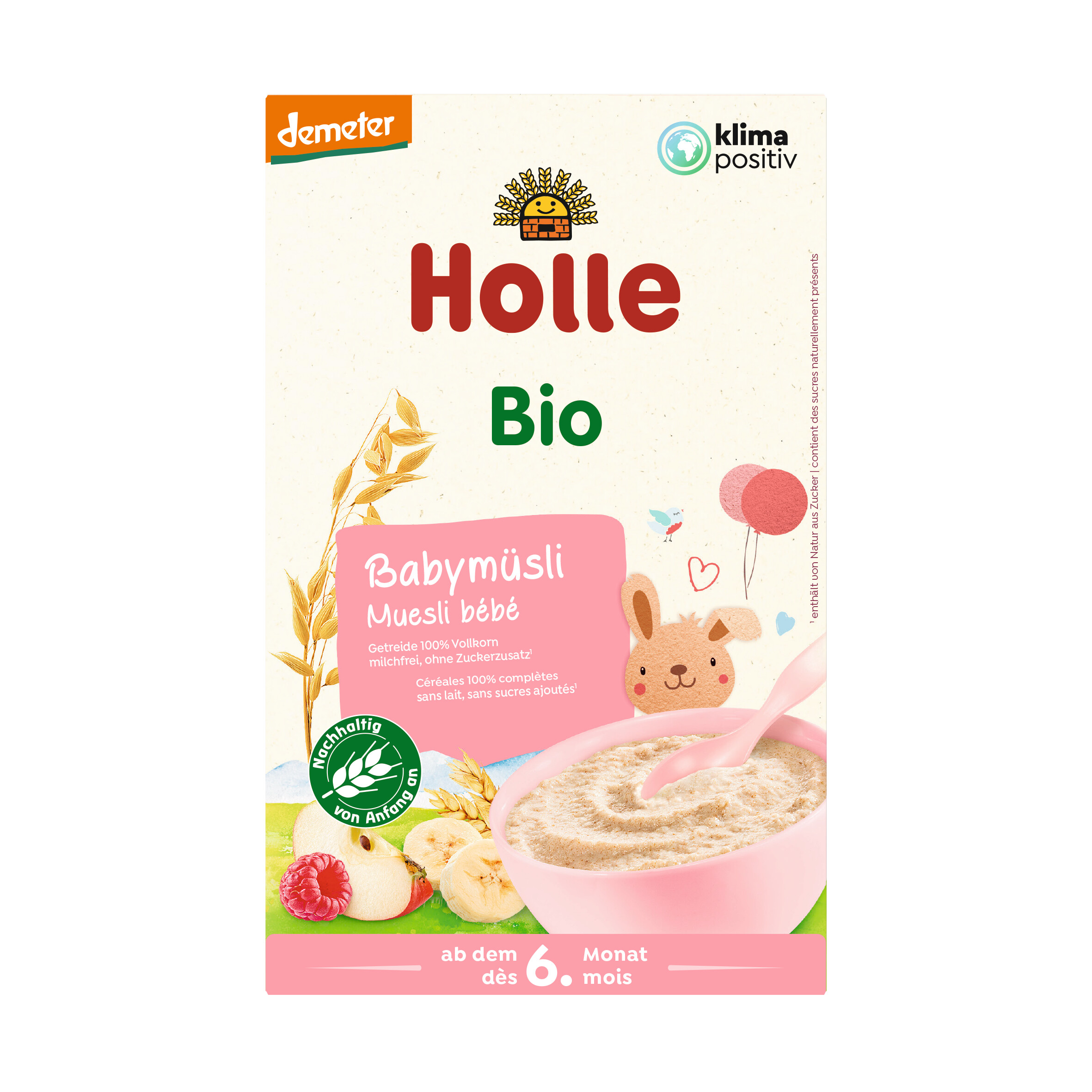 HOLLE bouillie muesli pour bébé, image principale