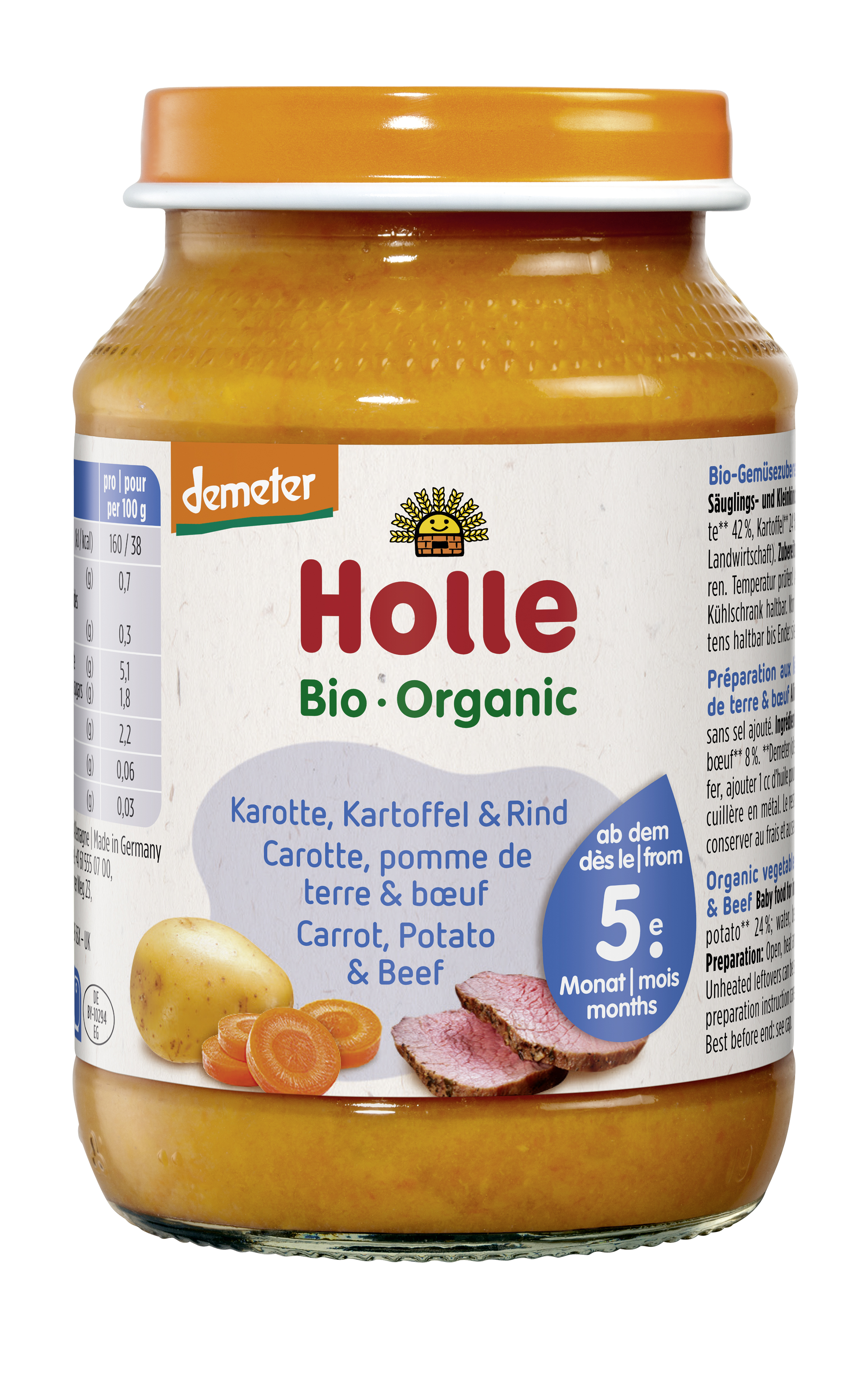 HOLLE carotte pomme de terre & boeuf, image principale