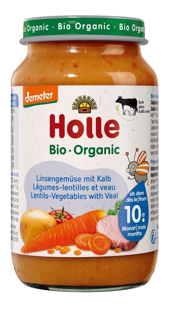 HOLLE Linsengemüse mit Kalb, Hauptbild HOLLE Linsengemüse mit Kalb, Hauptbild