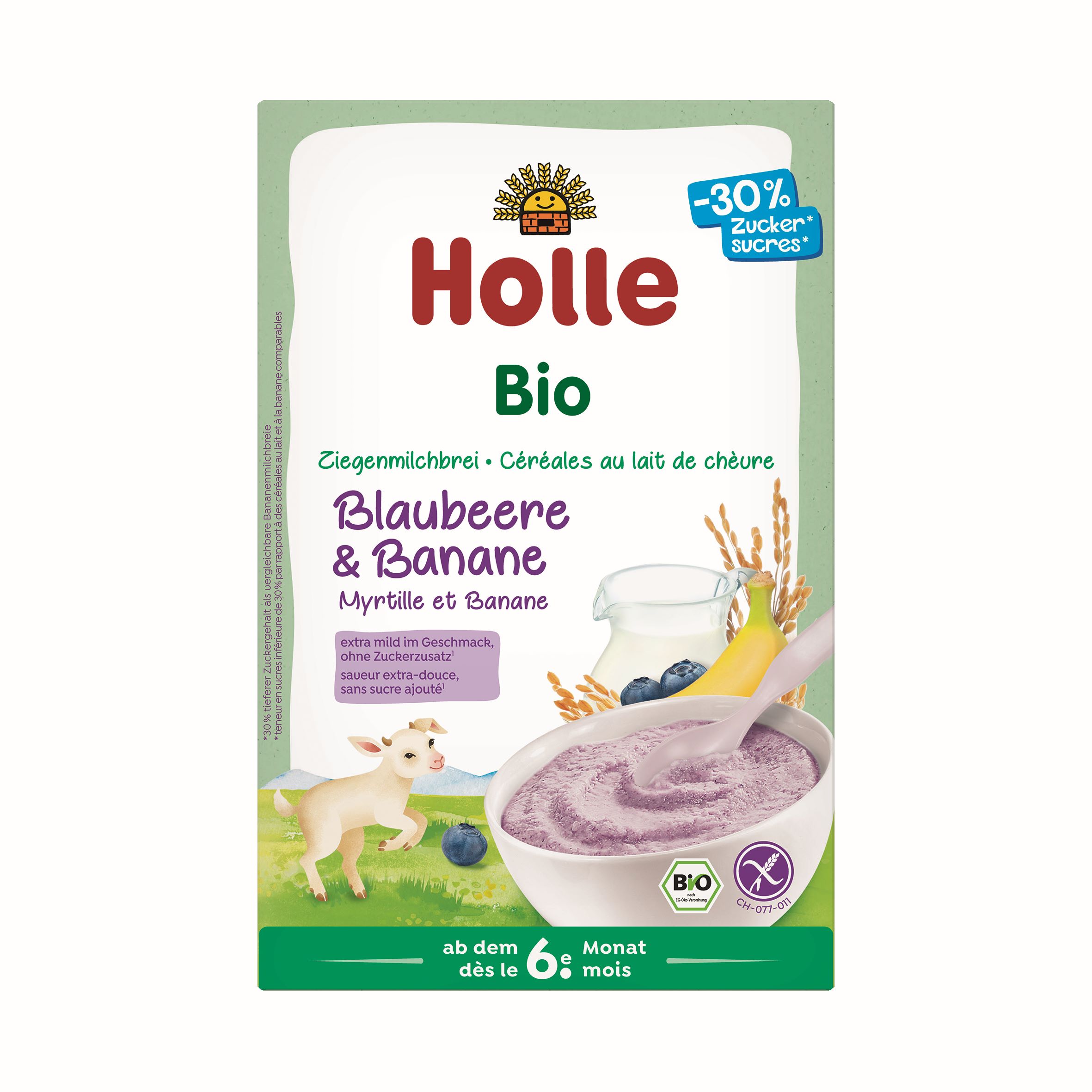HOLLE Milchbrei aus Ziegenmilch