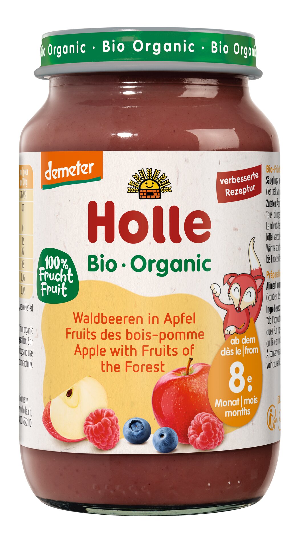 HOLLE Waldbeeren in Apfel