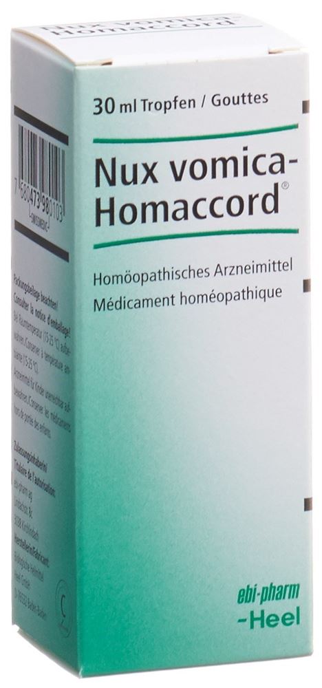 Homaccord nux vomica, image principale