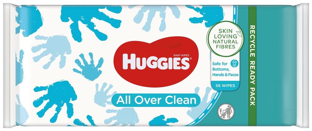 HUGGIES lingettes humides All Over Clean