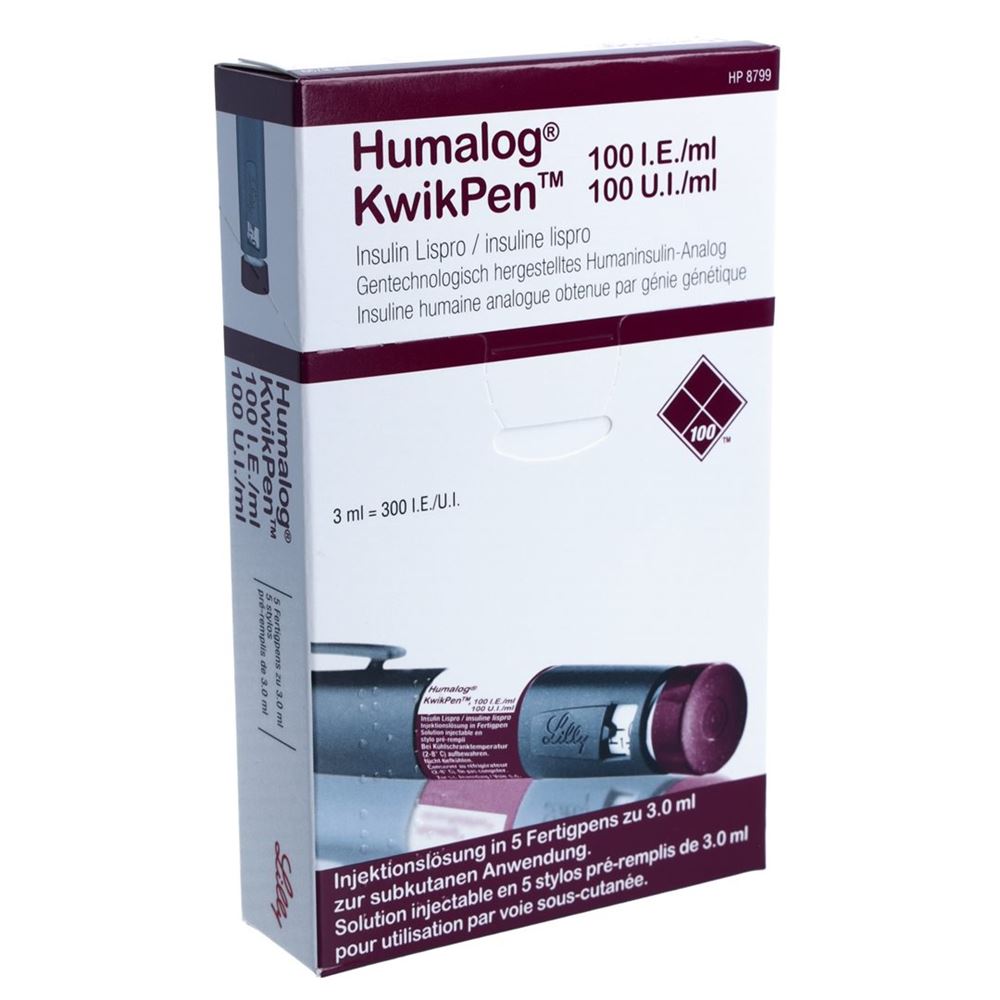 HUMALOG KwikPen Insuline 100 IE/ml, image principale