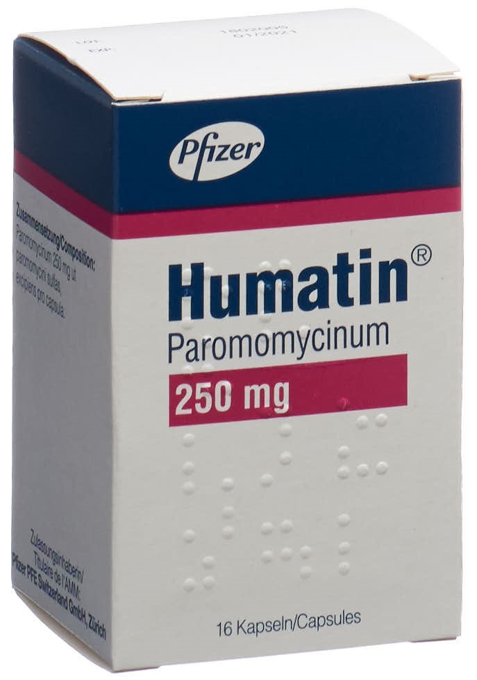 HUMATIN caps 250 mg bte 16 pce, image principale