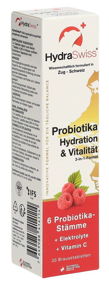 HYDRASWISS probiotiques hydratation & vitalité, image principale