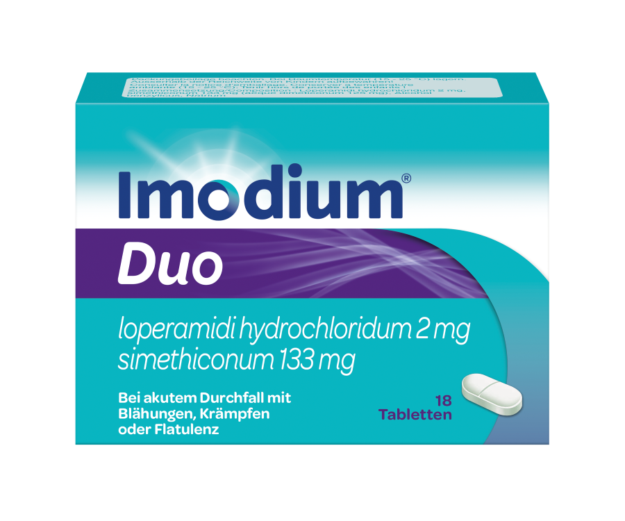 IMODIUM Duo (siméticone 125 mg/133 mg)